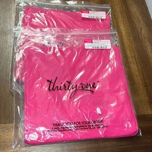 2 New Thirty-one Pink your way Junior cube lids